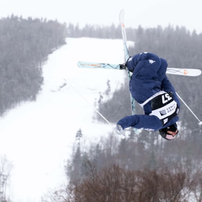 Asher doing a backflip